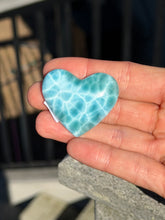 Load image into Gallery viewer, Larimar heart 132nb