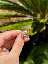 Load image into Gallery viewer, Citrine Eye Ring Size 8 50RB