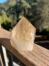 Load image into Gallery viewer, Citrine Tower with Mica and Albite Raw Section