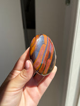 Load image into Gallery viewer, Hematite Tigers Eye Palm Stone Intuitively Selected 28LM
