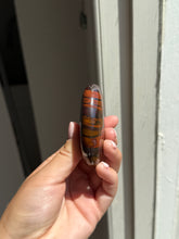 Load image into Gallery viewer, Hematite Tigers Eye Palm Stone Intuitively Selected 28LM