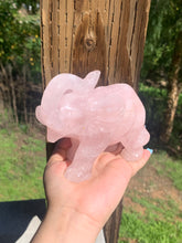 Load image into Gallery viewer, Rose Quartz Elephant