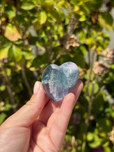 Load image into Gallery viewer, Blue Fluorite Heart 40ACR