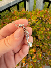 Load image into Gallery viewer, Larimar Palm Tree Necklace 60PT