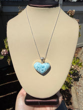 Load image into Gallery viewer, Larimar Heart Necklace 102T