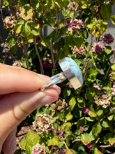 Load image into Gallery viewer, Adjustable size 6.5 Larimar Heart Ring 80ZZ
