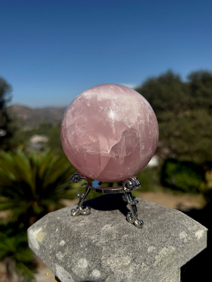 Rose Quartz Sphere 65CA