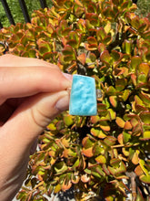 Load image into Gallery viewer, Larimar Ring Size 6+ Adjustable 45LD