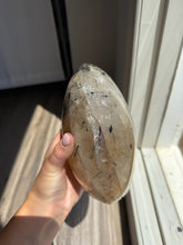 Load image into Gallery viewer, Citrine Black Tourmaline Flame with Hematoid 500RS