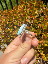 Load image into Gallery viewer, Larimar Ring Size 6+ Adjustable 55LJ