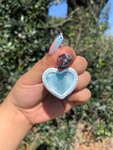 Load image into Gallery viewer, Larimar Heart Pendant