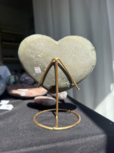 Load image into Gallery viewer, Amethyst Heart on Stand 55HS