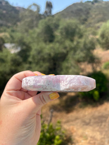 Lavender Pink Amethyst Heart