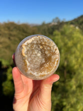 Load image into Gallery viewer, Golden Healer Quartz Druzy Sphere