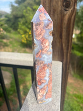 Load image into Gallery viewer, Cotton Candy Agate Tower Medium