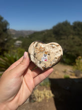 Load image into Gallery viewer, Carnelian Agate Druzy Heart 42UH