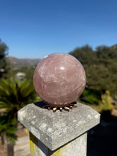 Load image into Gallery viewer, Rose Quartz Sphere 154FB