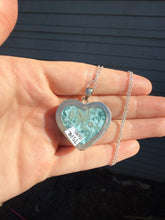 Load image into Gallery viewer, Larimar Heart Necklace 75PR