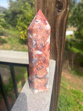 Load image into Gallery viewer, Cotton Candy Agate Tower Large