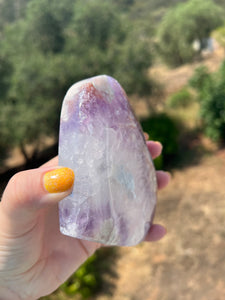 Lavender Pink Amethyst Heart