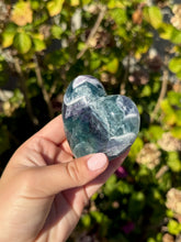 Load image into Gallery viewer, Blue Fluorite Heart 120VC