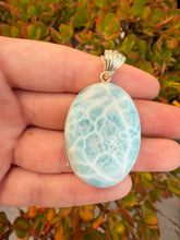 Load image into Gallery viewer, Larimar Oval Necklace 172BL