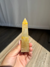 Load image into Gallery viewer, Golden Healer Quartz Obelisk Tower 16HU