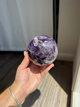 Load image into Gallery viewer, Amethyst Chevron Sphere 120SH