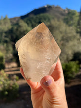 Load image into Gallery viewer, Citrine Tower with Mica and Albite Raw Section