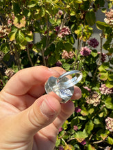 Load image into Gallery viewer, Adjustable size 6.5 Larimar Heart Ring 80ZZ