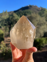 Load image into Gallery viewer, Citrine Tower with Mica and Albite Raw Section