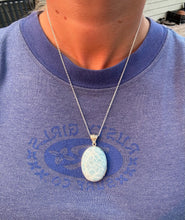 Load image into Gallery viewer, Larimar Oval Necklace 172BL