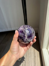 Load image into Gallery viewer, Amethyst Chevron Sphere 120SH
