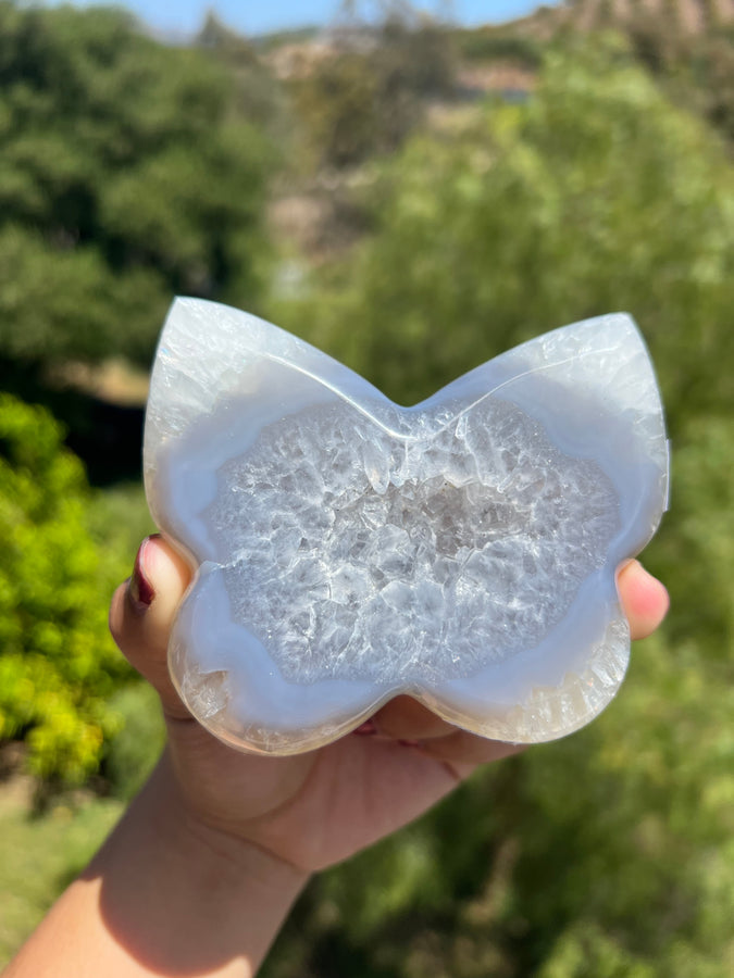 Agate Butterfly With Stand 44G