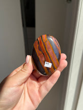 Load image into Gallery viewer, Hematite Tigers Eye Palm Stone Intuitively Selected 28LM