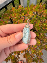 Load image into Gallery viewer, Larimar Teardrop Necklace 70PE