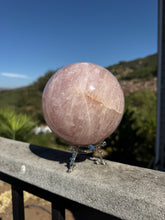 Load image into Gallery viewer, Rose Quartz Sphere 265PV