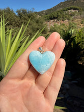 Load image into Gallery viewer, Larimar Heart Necklace 78N