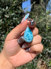 Load image into Gallery viewer, Larimar Teardrop Pendant