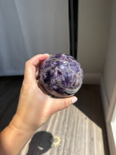 Load image into Gallery viewer, Amethyst Chevron Sphere 120SH