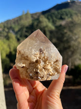 Load image into Gallery viewer, Citrine Tower with Mica and Albite Raw Section