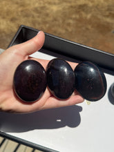 Load image into Gallery viewer, Garnet Palm Stone Intuitively Selected 22KN
