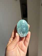 Load image into Gallery viewer, Moss Agate Palm Stone Intuitively Selected 18KP