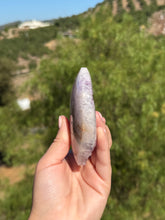 Load image into Gallery viewer, Pink Lavender Amethyst Heart With Stand 140GH