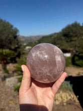 Load image into Gallery viewer, Rose Quartz Sphere 154FB