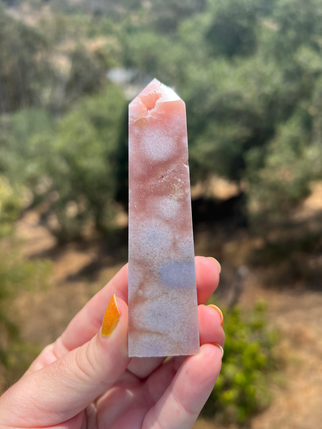 Pink Amethyst Obelisk