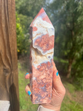 Load image into Gallery viewer, Cotton Candy Agate Tower Large