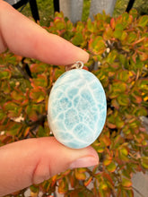 Load image into Gallery viewer, Larimar Oval Necklace 172BL