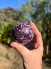 Load image into Gallery viewer, Lepidolite Unicorn Sphere
