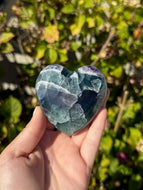 Blue Fluorite Heart 120VC